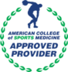 ACSM logo, a nutrition continuing education partner