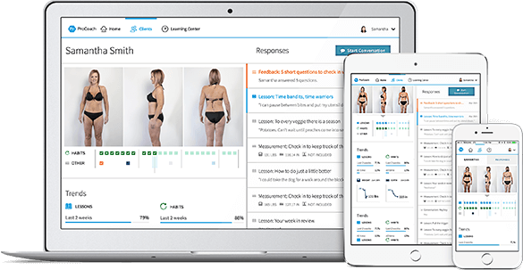 ProCoach Software in multiple devices